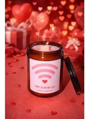 UltraMint Sevgililer Günü Için Özel Renkli Kokulu Mum 75 Karakter