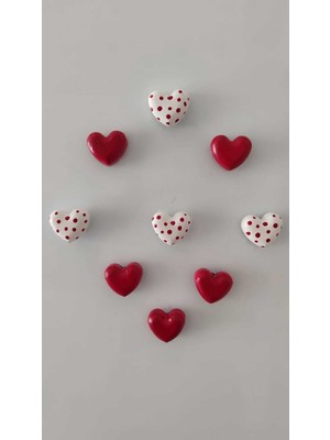 UltraMint 8’li Kalpli Buzdolabı Magnetleri Seti, Sevgililer Günü Hediyesi