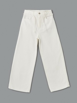 Lc Waikiki Yeni Sezon Beli Ayarlanabilir Lastikli Kız Çocuk Pantolon