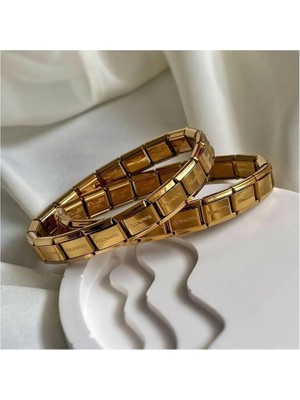 UltraMint Gold Charm Bileklik, Sevgililer Günü Hediye, Şık Takı, Arkadaş ve Sevgili Için