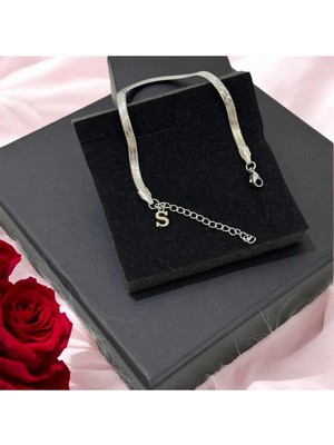 UltraMint Italyan Çelik Harfli Sevgililer Günü Bilekliği, Çiftler Için Şık Tasarım