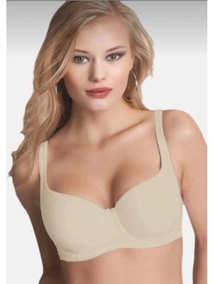 Le Jardin Kadın Ten Rengi Geniş Askılı Toparlayıcı Günlük Sütyen - Dikişsiz