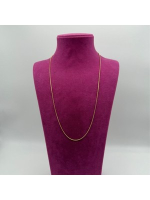 Mare Accessories Zarif Altın Tonlu Ince Zincir Kolye