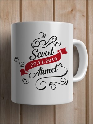 UltraMint Isimli Sevgiliye Özel Kupa Bardak, Yıldönümü ve Hediye Seçeneği