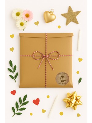 UltraMint Sevgililer Günü Için Özel Hediye Paketi Seti (22X35, Ip ve Etiketli)