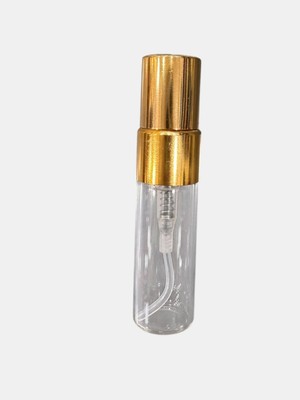 Butik Center 30 Adet 3 cm Cam Şişe Sprey Başlıklı Hediyelik Boş Şişe Kına, Düğün, Nişan I (Altın & Gold)