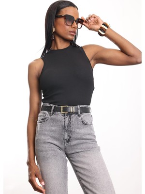 5in1Canpolat Siyah Fitilli Atlet 1125