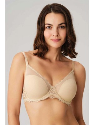 MiraLive Balenli Desteksiz Dolgusuz Toparlayıcı Dantelli Küçültücü Sütyen