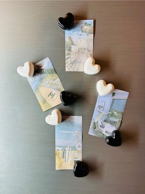 UltraMint Sevgi Dolu 8’li Kalp Buzdolabı Magnetleri, Şık ve Renkli Süsler