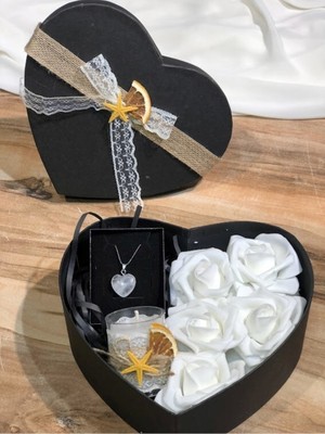 UltraMint Romantik Siyah Kalpli Kutu ile 14 Şubat Sevgililer Günü Hediyesi