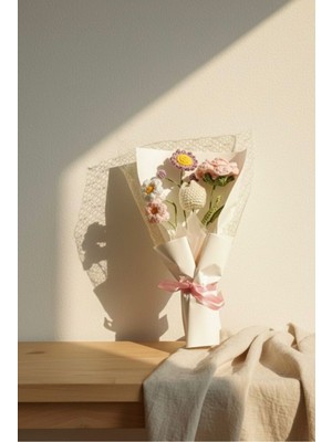 UltraMint Renkli Karışık Çiçek Buketi, Sevgi ve Mutluluk Için Hediyelik