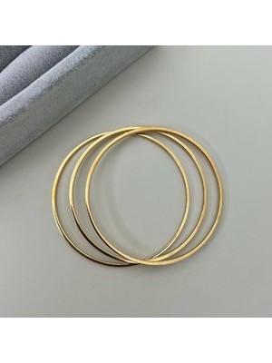 Mare Accessories Yuvarlak Gold Çelik Bileklik
