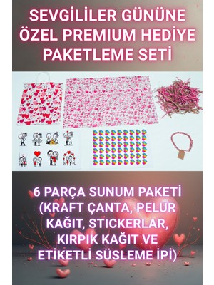 UltraMint Sevgililer Günü Için 6 Parçalı Premium Hediye Sunum Seti