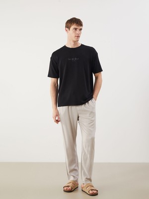 Lc Waikiki Yeni Sezon Standart Kalıp Keten Karışımlı Erkek Pantolon