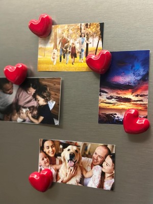 UltraMint 5’li Kalpli Buzdolabı Magnetleri, Sevgililer Günü Hediyesi