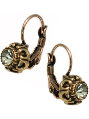 UltraMint Parlak Kristal Taşlı Elmas Montür Küpe Sevgiliye Hediye