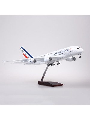 Veronese Air France Airbus A380 Yolcu Uçağı Koleksiyon Uçak 46X50CM