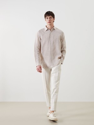 Lc Waikiki Yeni Sezon Standart Kalıp Keten Karışımlı Erkek Pantolon