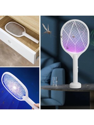 Najmaddin Şarjlı Standlı Sinek Öldürücü Raket