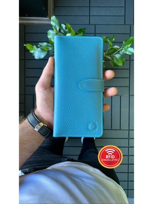 UltraMint Hakiki Deri Unisex Telefon Cüzdanı, Şık ve Kullanışlı Hediye