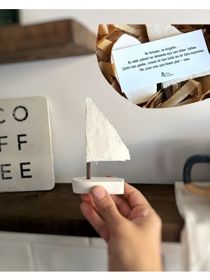 UltraMint Mini Batmayan Gemi Yelkenli Sevgililer Günü Yıldönümü Hediye