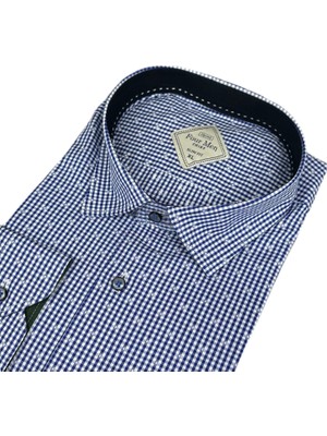 Eren Style Slim Fit Pamuklu Uzun Kollu Cepsiz Spor Gömlek (Slim Fit Kalıp)