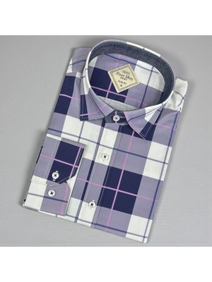 Eren Style Slim Fit Pamuklu Uzun Kollu Cepsiz Spor Gömlek (Slim Fit Kalıp)