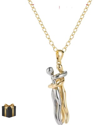 UltraMint Aşk Dolu 14 Şubat Için Şık Çift Kolye Seti, Hediyelik Sevimli Takı