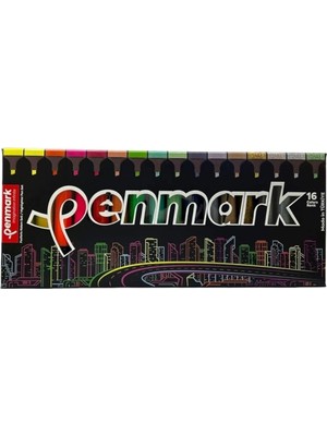 Delixa Fosforlu Kalem 16'lı Süper 4 Neon ve 4 Pastel ve 4 Tropik ve 4 Simli