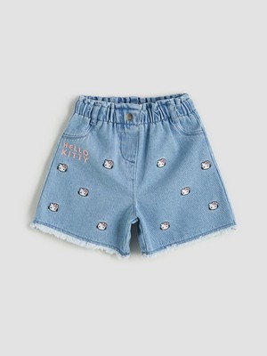 Lc Waikiki Yeni Sezon Hello Kitty Nakışlı Kız Çocuk Şort