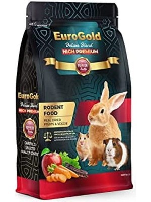 Delixa Eurogold Deluxe Blend Kemirgen Yemi (Tavşan, Hamster, Guinea Pig), 1 kg