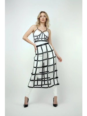 Deri Etek ve Deri Göğüs Harness Takım, Cosplaywear - APFT1013