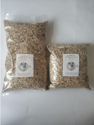 Delixa Goldmind Mix Kemirgen Yemi, Chinchilla, Hamster, Tavşan ve Guinea Pig Için 16 Çeşit Tahıl Karışımı (