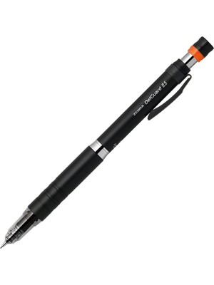 Delixa Zebra P-MA86-BK Zebra Delguard Type-Lx Mekanik Kurşun Kalem, Siyah, 0.5 mm