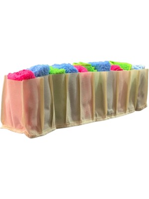 Delixa Organizer Dolap Içi/çekmece/bavul Düzenleyici Fonksiyonel Akordiyon Aç Kapa Taşınabilir Pratik Renkl