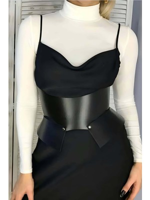 Arkadan 2 Tokalı Şık Deri Kemer - APFT611