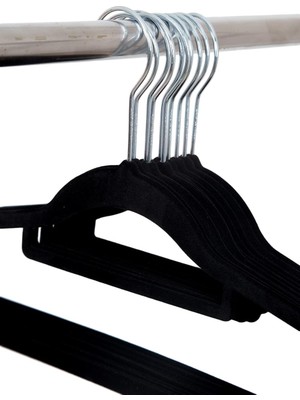 Delixa Premium Kadife Askı Pantolon Askısı Elbise Askısı Dolap Askı Yüksek Kalite Kadife Kıyafet Askısı (10