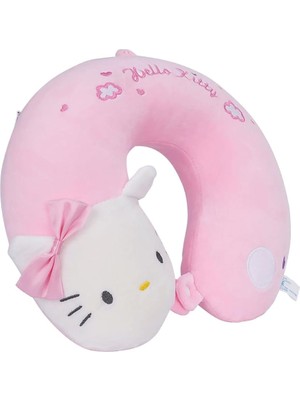 Delixa Yumuşak ve Konforlu Boyun YASTIĞI%100 Visko, Tucklebery Kids Figürlü Seyahat Yastığı (Pembe)