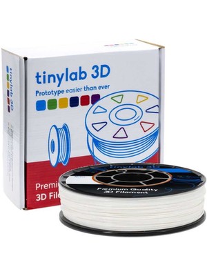 Delixa Tinylab 3D 1.75MM 1000GR Beyaz Pla 190-220°C Baskı Sıcaklığı - Yüksek Kalite, Çevre Dostu, Mükemmel