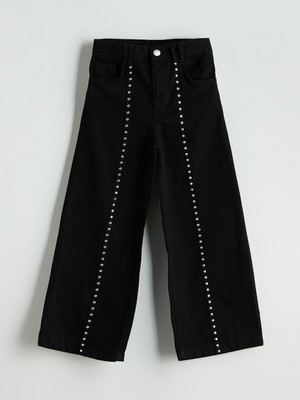 Lc Waikiki Yeni Sezon Wideleg Taşlı Kız Çocuk Pantolon