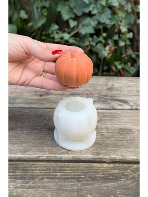 Delixa Rufus Concept Pumpkin Orta Boy Mum Kalıbı (Silikon)