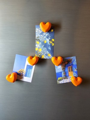 UltraMint Sevgililer Günü Için 5’li Kalpli Buzdolabı Magnet Seti