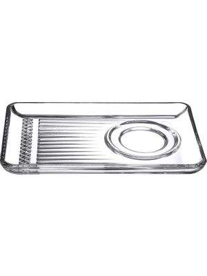 Delixa Elysıa Çay Tabağı 184 mm Damla Logo 2 Ofset Hediyelik 24 Paşabahce