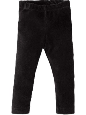 Delixa Kız Bebek Düz Paça Kadife Tayt