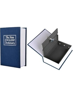 Delixa Kitap Şeklinde Gizli Kasa Hırsız Kilitli Sözlük Para Kumbarası