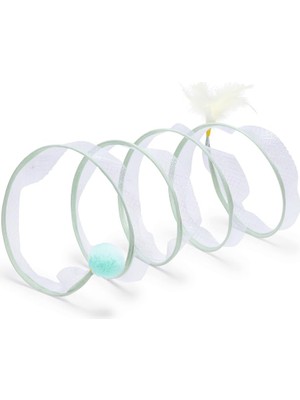 Delixa Yavru Kedi Tüneli, Spiral Şeklinde, 60X25X25CM