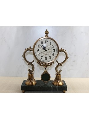 Eco Port Altı Mermer Sarkaşlı Masa Üstü Saat ALK4321