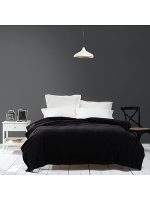 Delixa Home Joena Siyah Çift Kişilik Battaniye