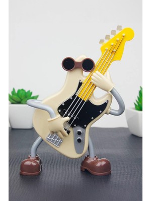 Delixa Rennes RGV-C64YN Elektro Gitar Tasarımlı Dans Masa Süsü Hediyelik Eşya Biblo