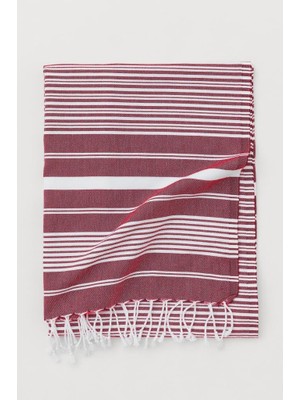 Delixa PEŞTEMAL%100 Pamuk Banyo Havlusu Bordo